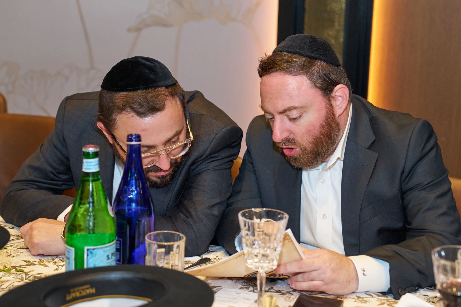 Chaburah members learning and discussing together